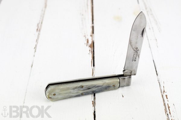 Gros couteau de marin véritable Pradel manche corne neuf de stock