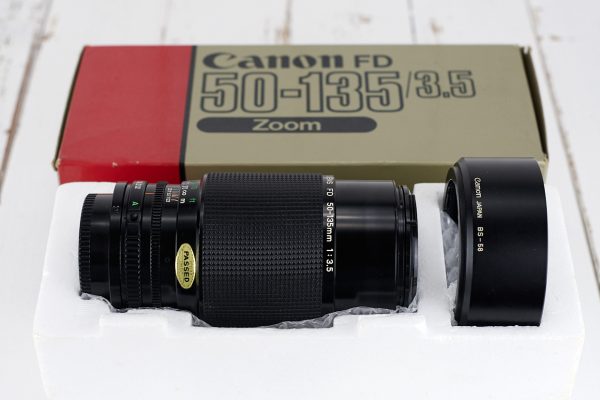 Zoom Canon FD 50-135mm f/3,5 occasion en parfait état