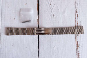 Bracelet montre Seiko maillon H acier 18mm